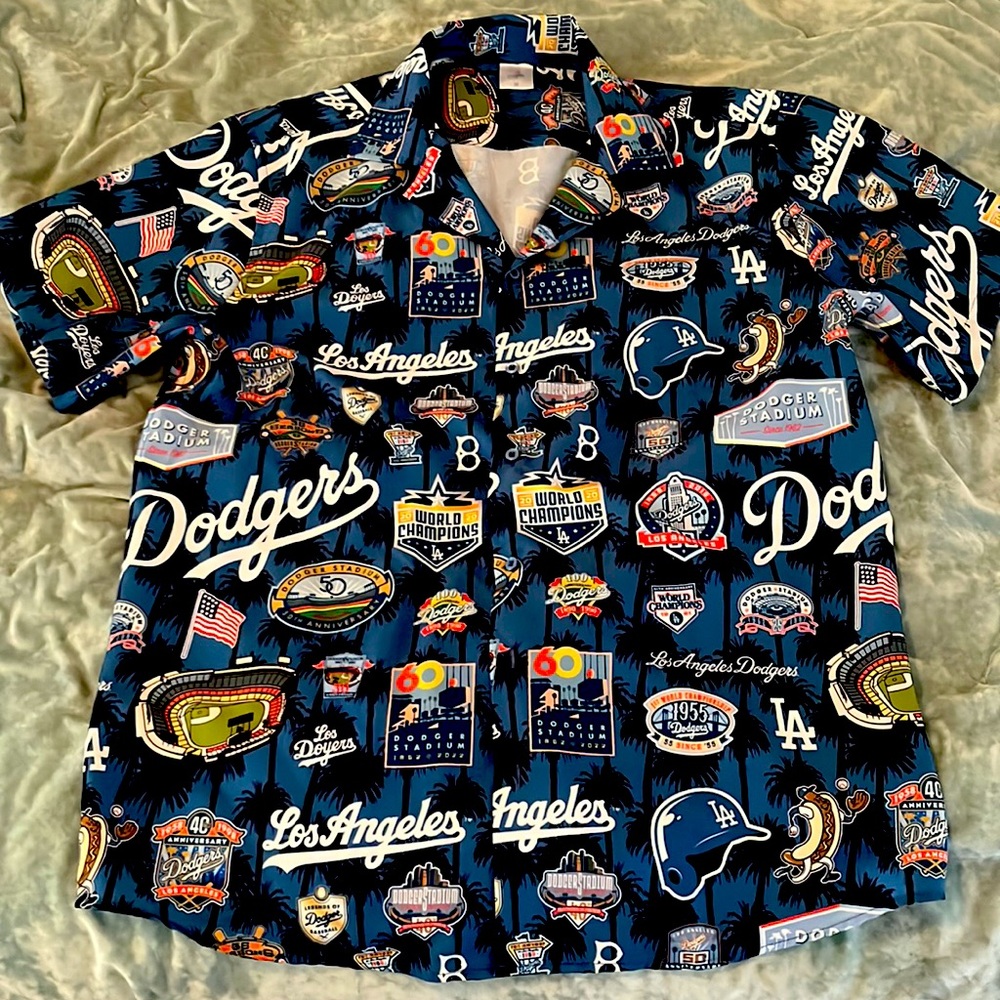 Dodgers Luau Shirt NWOT